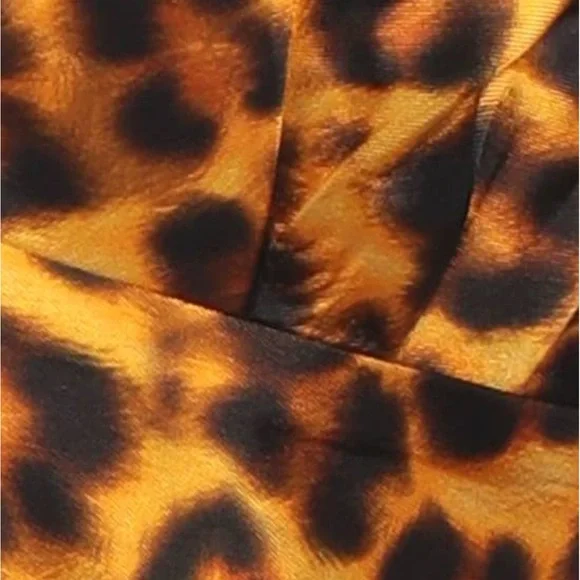 ✨ NWT Sandro Leopard Print Satin Bralette Top Size 0 - Picture 6 of 11